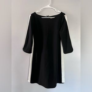 Vince Camuto Black and White Shift Dress